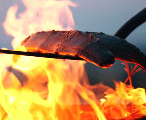 鰹の藁焼きの写真